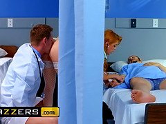 Big tit ginger nurse Penny Pax gets ass fucked