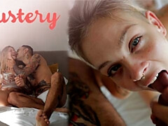 素人, デカチン, ブロンド, フェラチオ, カップル, ハードコア, ハメ撮り, タトゥー