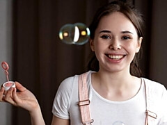 18, 素人, お尻, 茶髪の, 指いじり, ガリガリ, ストリッピング, オッパイの