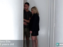 デカパイ, ブロンド, フェラチオ, 顔射, Hd, 熟年, 天然, 自然山雀