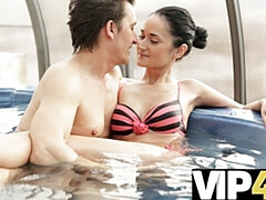 Old4k featuring Angie Moon and Angie's older man xxx