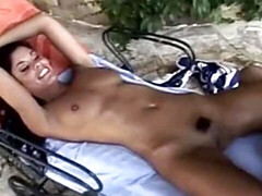 In den arsch, Arsch, Braunhaarige, Spermaladung, Deutsch, Hardcore, Im freien, Pool