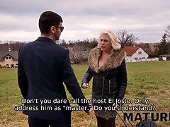 Grote mammen, Blond, Sperma, Tsjechisch, Natuurlijke tieten, Gezichtspunt, Kut duiken, Kousen