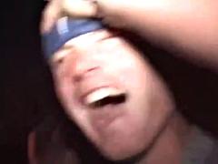 Schwarz, Braunhaarige, Schwarz, Hardcore, Interrassisch, Öffentlich