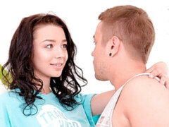 アナル, フェラチオ, 茶髪の, バック, なめる, オマンコ, 剃毛, ティーン