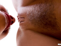 Blonde, Gode, Embrassement, Lesbienne, Léchez, Chatte, Jouets, Vibromasseur