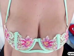 Grosse titten, Blondine, Blasen, Schwanz, Hd, Lingerie, Milf, Strümpfe