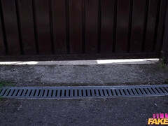 ぽっちゃり, デカ尻, フェラチオ, 茶髪の, なめる, アウトドア, ハメ撮り, オマンコ