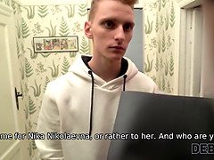 アナル, お尻, 茶髪の, 手コキする, シゴき, 淫乱熟女, 現実, ロシア人