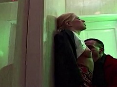 Lieveling, Blond, Pijpbeurt, Universiteit, Russisch, Tiener, Tieten likken, Uniformpje