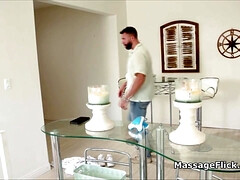 Zwart, Pijpbeurt, Lul, Hardcore, Interraciaal, Masseren, Olie, Douche