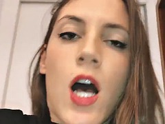 Enthousiasteling, Sperma in gezicht, Hardcore, Ondergoed, Nylonstof, Gezichtspunt, Openbaar, Tieten likken