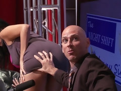Grosse bite, Gros seins, Sucer une bite, Doigter, Hard, Léchez, Seins naturels, Bureau