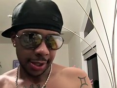 He is making huge cock young