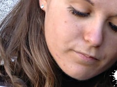 Braunhaarige, Spermaladung, Hardcore, Lingerie