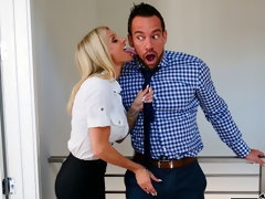 Horny Realtor Gets Her Asshole Stretched