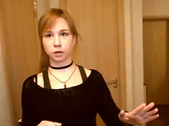 18 ans, Sucer une bite, En gros plan de très près, Hard, Hd, Argent, Rugueux, Russe