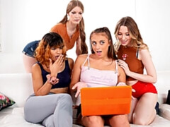 Doigter, Lesbienne, Léchez, Lingerie, Masturbation, Chatte, Dénudage, Adolescente