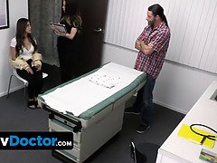 Doigter, Groupe, Hd, Énorme, Léchez, Infirmière, Adolescente, Nénés