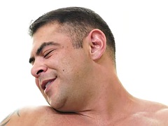 In den arsch, Schwarz, Blasen, Schwarz, Fetisch, Schwul, Interrassisch, Tätowierung