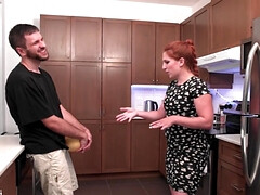 18, デカパイ, ヨーロピアン, 手コキする, Hd, 淫乱熟女, 母, オッパイの