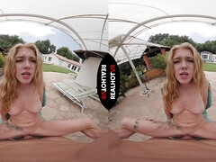 Blondine, Blasen, Besamung, Hd, Im freien, Pov