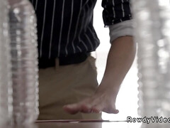 Anal, Sucer une bite, Homosexuelle, Branlette thaïlandaise, Branler, Muscle, Suçant, Tatouage