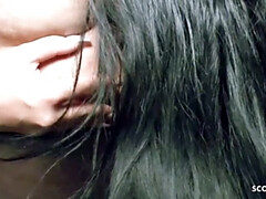 中出し, 乱交, ドイツ人, グループ, オマンコ, タトゥー