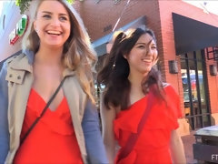 ダンス, ドレス, エクストリーム, フェティッシュ, オーガズム, 公共, おもちゃ, スカートのぞき