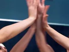 Girlsway - spectacular interracial duo absorbs each other's pussy! Foot Fetish & hard facefucking