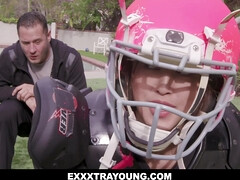 Freund, Kehlenfick, Schwanz, Hd, Lecken, Pornostars, Muschi, Dürr