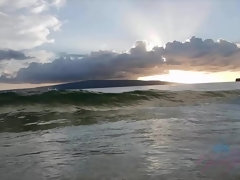 Leie, Strand, Fingern, Freundin, Behaart, Orgasmus, Öffentlich, Muschi