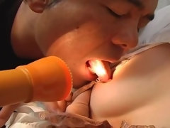 Asiatique, Sucer une bite, Tir de sperme, Faciale, Poilue, Japonaise, Bureau, Nénés