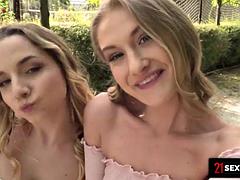 Nana, Gros seins, Blonde, Gode, Hard, Lesbienne, Masturbation, Nénés