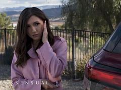 Grosse bite, Gros seins, Sucer une bite, Brunette brune, Groupe, Hd, Strapon, Plan cul à trois