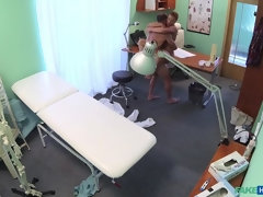 中出し, 医者, バック, 指いじり, 看護婦, オフィス, オマンコ, のぞき