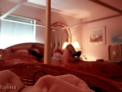 Attrapée, Talons, Masturbation, Orgasme, Réalité, Rousse roux, Adolescente, Voyeur