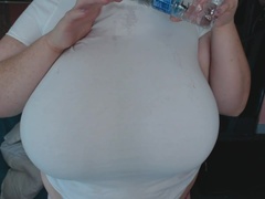 Rondelette, Grosse, Femelle, Fétiche, Hd, Énorme, Nénés, Mouillée