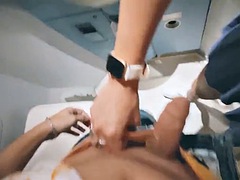 Sucer une bite, Couple, Tir de sperme, Exhib, Hard, Public, Suçant, Nénés