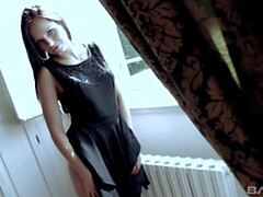 素人, デカ尻, デカパイ, 茶髪の, オナニー, ガリガリ, 一人, ティーン