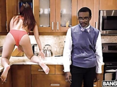 Grosser arsch, Schwarz, Blasen, Behaart, Latina, Natürlichen titten, Rotschopf, Jungendliche (18+)