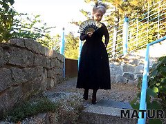 フェラチオ, エロ熟女, お婆さん, なめる, 熟年, オマンコ