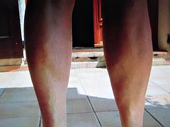 Oudere vrouw, Voeten, Fetisj, Frans, Hakken, Buiten, Zweeds, Onder de rok