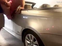 Blonde Teen Neighbour Sneaks Into Garage For Hot Doggy Style Fuck