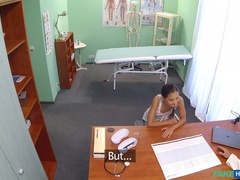 素人, 医者, 足, フェティッシュ, 看護婦, オフィス, オマンコ, ユニフォーム