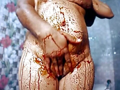 18, 舐める尻, ハードコア, インド人, 淫乱熟女, ヌード, ラフ, 義母
