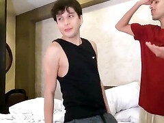 アナル, 舐める尻, 目瞪口呆, ゲイ, 手コキする, 筋肉, ティーン, 双子