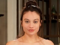 Blasen, Braunhaarige, Sperma im mund, Küssen, Lecken, Natürlichen titten, Jungendliche (18+), Titten