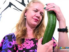 Schönheit, Blondine, Vollbusig, Geile alte tussi, Masturbation, Reif, Milf, Stiefmutter