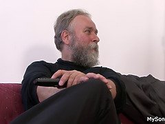 フェラチオ, チェコ, 爸, Hd, 小柄, 叫ぶ, ティーン, オッパイの